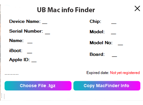 Mac Finder Tool